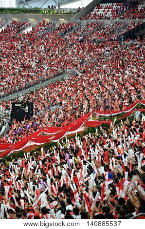 National Day Parade Rehearsal 2016 In Singapore