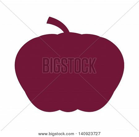 pumpking vegetable health icon vector illustration design