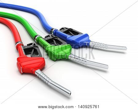 3D Rendering Refueling Nozzle