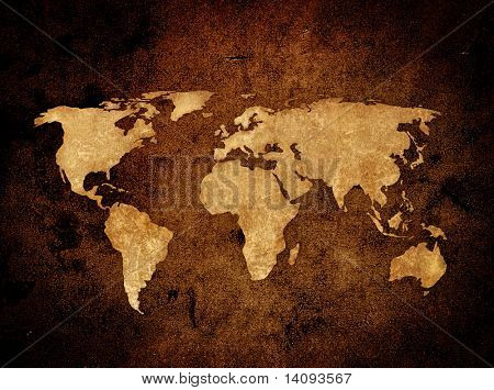 kresba ve věku světa mapa vinobraní