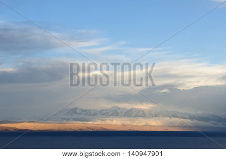 South America Bolivia - Isla del Sol on the Titicaca lake the largest highaltitude lake in the world (3808m) This island's legendary Inca creation site and the birthplace of the sun. Landscape of the Titicaca lake
