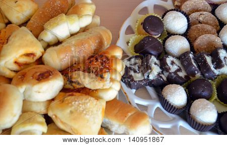 picture of a Fresh Homemade bakery food concept