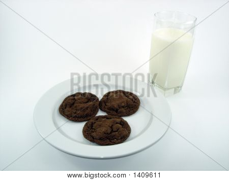 Cookies e leite 