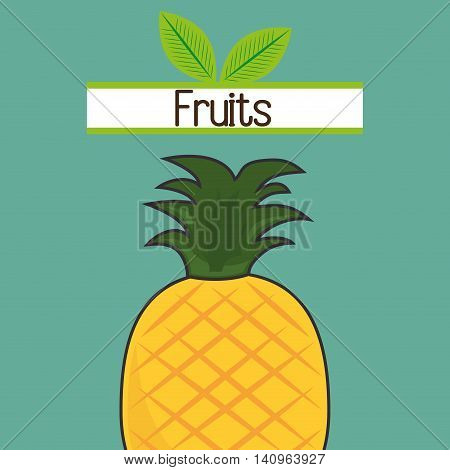fruit fresh food icon vector illustration eps 10
