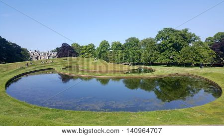 Lake at Scottish National Gallery of Modern Art