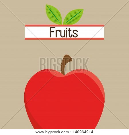 fruit fresh food icon vector illustration eps 10