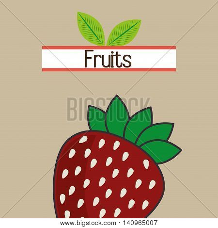 fruit fresh food icon vector illustration eps 10