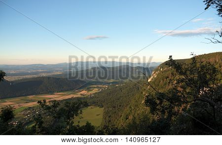 The Alps In Area Near Wiener Neustadt In Summer Sunny Day