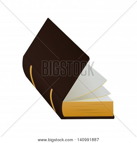 bible book god belief religion hope icon. Isolated and flat illustration. Vector graphic