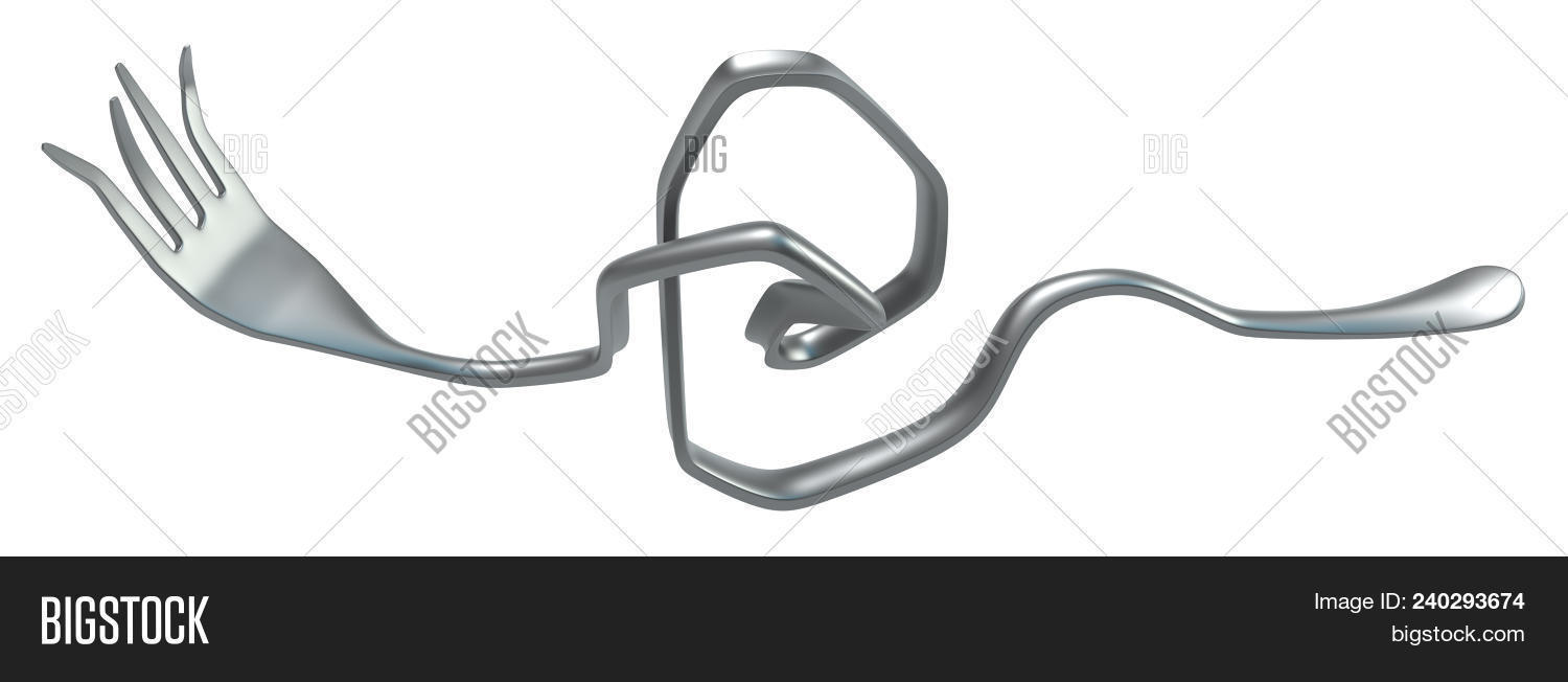 Fork Bent Twisted Image & Photo (Free Trial) Bigstock
