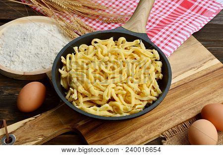 Spätzle  Are A Kind Of Soft Egg Noodle  Also Spätzli Or Chnöpfli In Switzerland Or Knöpfle Or Hungar