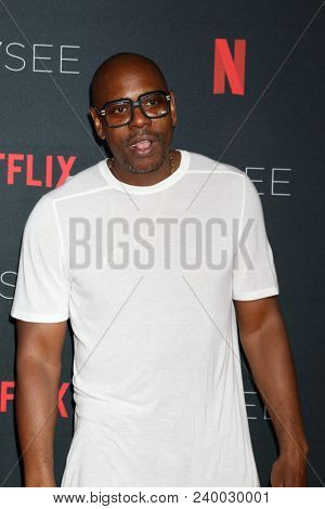 LOS ANGELES - MAY 6:  Dave Chappelle at the Netflix FYSEE Kick-Off Event at Raleigh Studios on May 6, 2018 in Los Angeles, CA