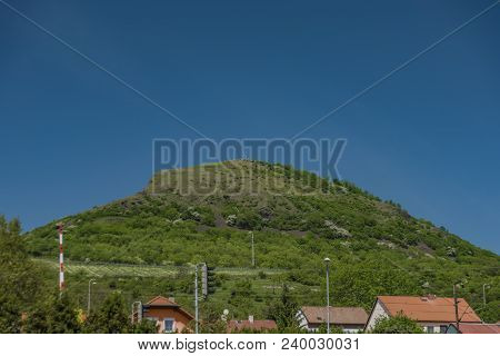 Radobyl Hill Near Litomerice City In Spring Sunny Day