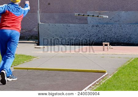 Gorodki - A Russian Folk Sports Game. In This Game You Need Specific Distances To Smash Figures Made