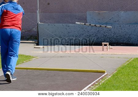 Gorodki - A Russian Folk Sports Game. In This Game You Need Specific Distances To Smash Figures Made