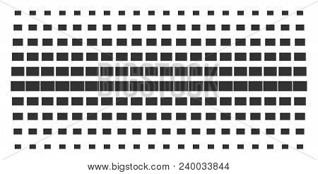 Filled Rectange Icon Halftone Pattern, Designed For Backgrounds, Covers, Templates And Abstraction C