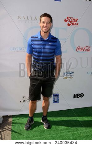 LOS ANGELES - MAY 7:  Dean Geyer at the 11th Annual George Lopez Foundation Celebrity Golf Tournament at the Lakeside Golf Club on May 7, 2018 in Burbank, CA