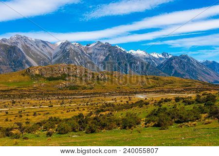 Photo Of Mountainous Countryside In New Zealand