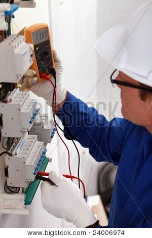 Porträt eines Technikers