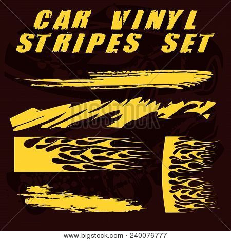 Car Vinyl Stripes Set 42.eps