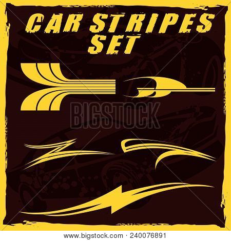 Car Vinyl Stripes Set 55.eps