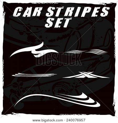 Car Vinyl Stripes Set 58.eps