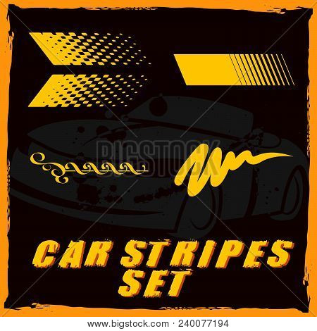 Car Vinyl Stripes Set 79.eps
