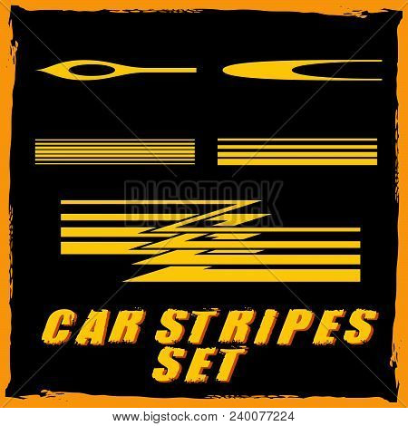Car Vinyl Stripes Set 83.eps