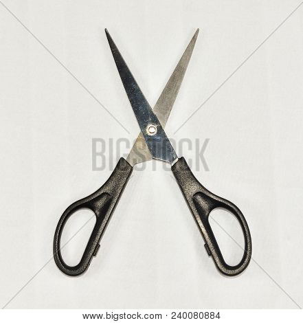 Scissors On White Background,scissors On White Background Fpr Work