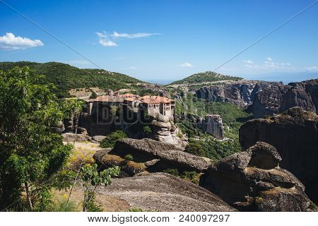 Monastery Of The Great Meteoron - The Largest Monastery In Meteor