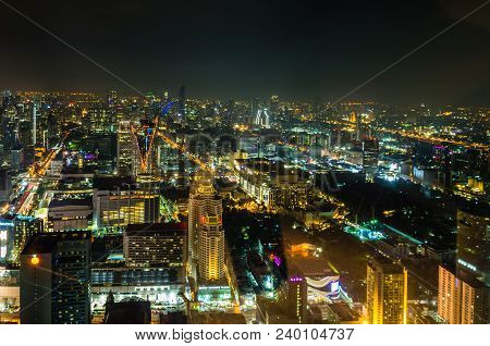Bangkok City At Twilight