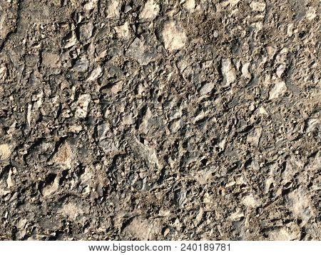 Gray Macrotexture Cinder Block For Background, Textured, Wall