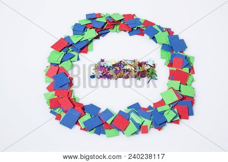 No Parking Symbol Multicolor Isolated In A White Background Composition
