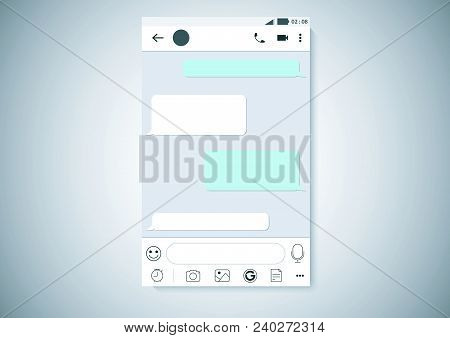 Vector Design Of Bbm Messenger Mobile Application