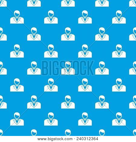 Croupier Pattern Vector Seamless Blue Repeat For Any Use