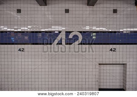 42Nd Street Times Square - New York City