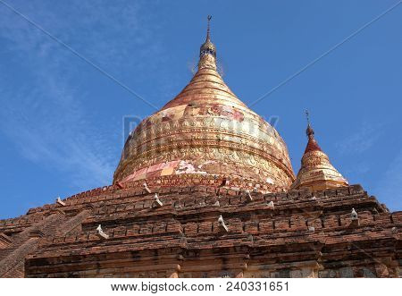 Ancient Dhammayazika Pagoda In Bagan, Mandalay Division Of Myanmar