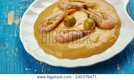 Brazilian Shrimp Stew  - Vatapa , Close Up
