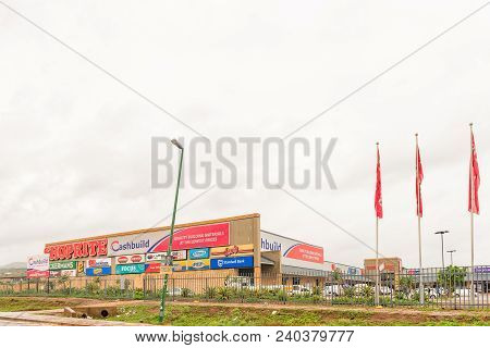 Tugela Ferry, South Africa - March 22, 2018: A Mall In Tugela Ferry In The Kwazulu-natal Province. S