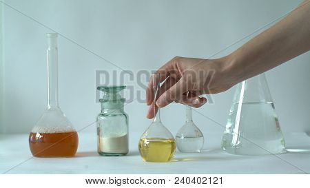 Hand Takes The Flask Off The Table, Production