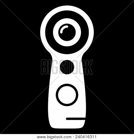 Virtual Reality Remote Control Icon. Silhouette Virtual Reality Remote Control Vector Icon For Web D