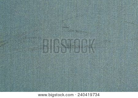 Old Dirty Cloth Texture. Book Cover, Greenbackground