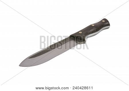 Defense Knife On A White Background