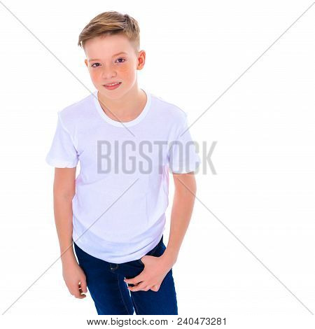 The Little Boy Is Thinking.