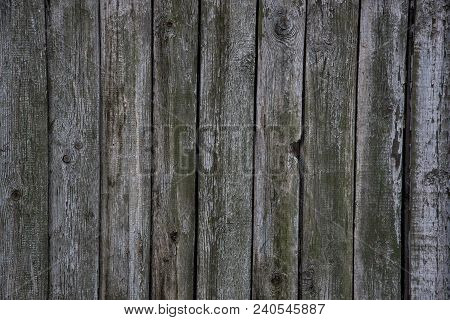 Old, Grunge Wooden Wall Used As Background Oak