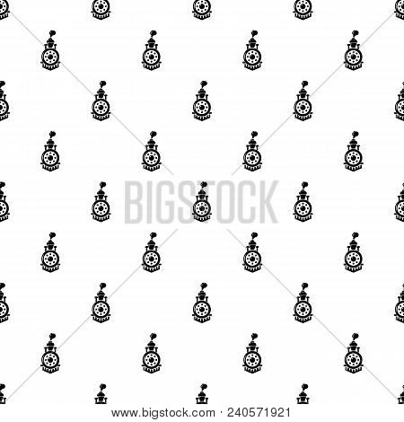 Locomotive Pattern Vector Seamless Repeating For Any Web Design