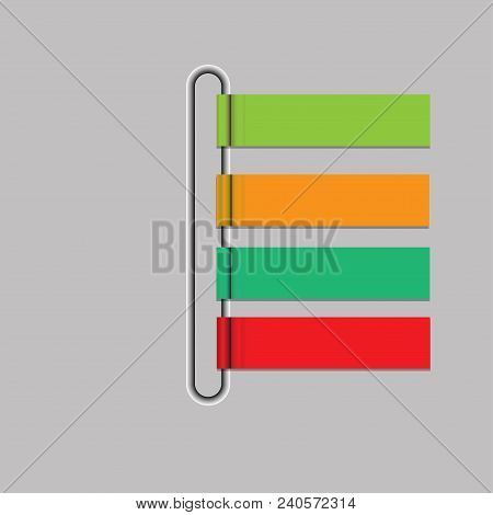 Infographic Banners For Business On Grey Background. Business Concept With 4 Options, Steps Or Proce