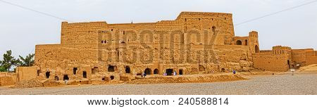 Meybod, Iran - May 6, 2015: Narin Castle Is A Mud-brick Fort And One Of The Most Important Relics Of