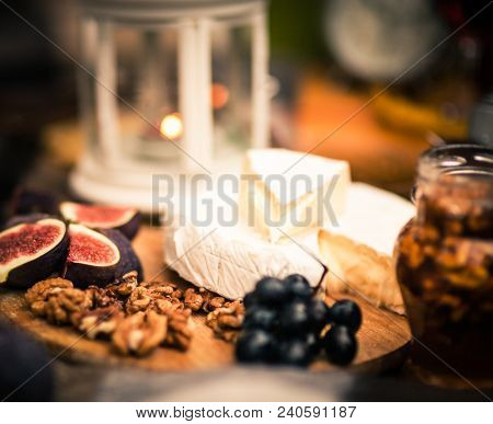 Vintage Picnic Set Spread Out On A Blanket