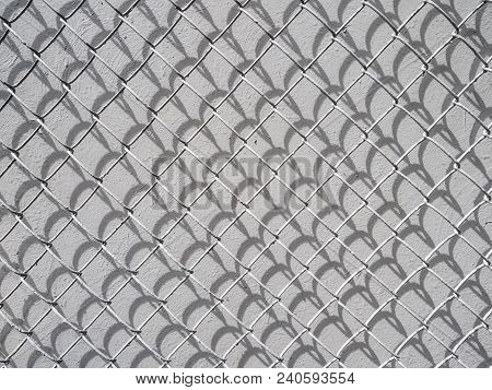 Pattern Of Gray Square Grid Lattice At Day